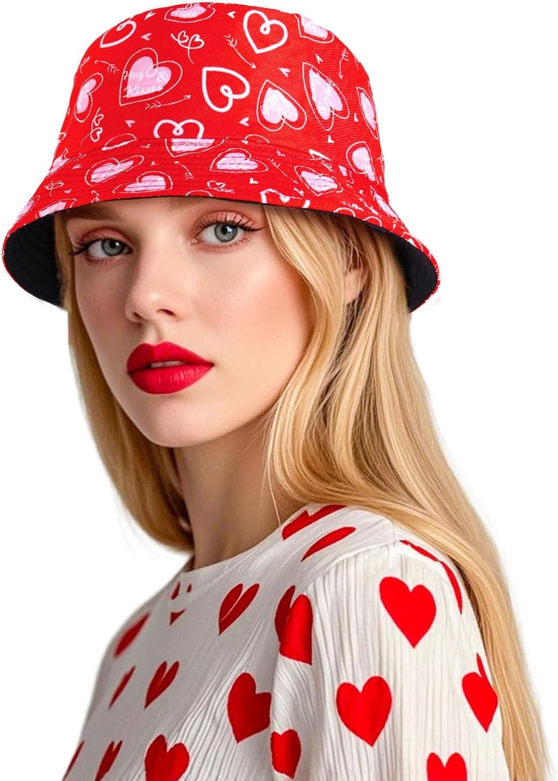 DOCILA Bucket Hats for Women Trendy Print Reversible Bucket Hat Packable All Season Fisherman Sun Caps - Image 1